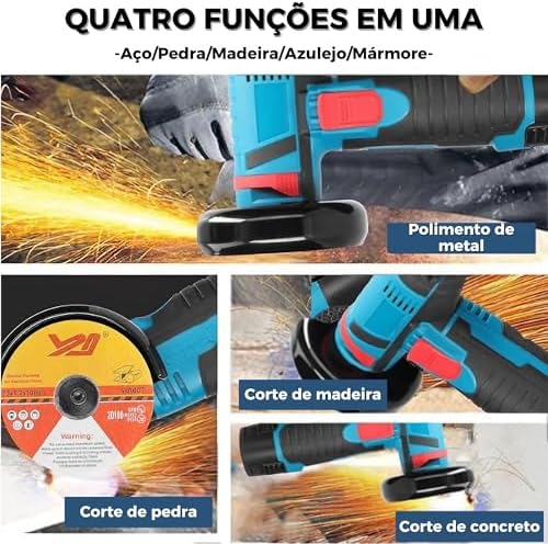 Mini rebarbadora elétrica Portátil